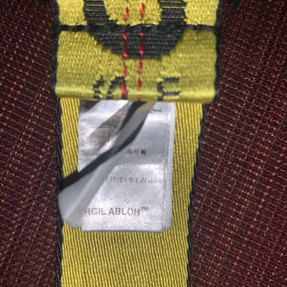 Industrial off white belt v1 - Picture 3 of 5